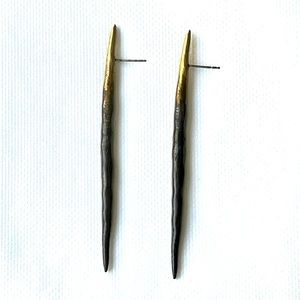 Pamela Love porcupine dagger earrings